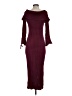 Unbranded 100% Polyester Burgundy Cocktail Dress Size S - photo 2