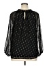 Talbots Black Long Sleeve Blouse Size 1X - photo 2