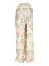 Rose + Olive 100% Rayon Floral Ivory White Casual Pants Size S - photo 2