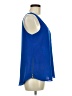 My Michelle Blue Sleeveless Blouse Size M - photo 4