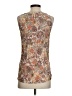 Artisan NY 100% Rayon Tan Sleeveless Blouse Size S - photo 2