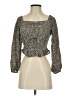 Japna Black Long Sleeve Blouse Size XXS (estimated) - photo 1