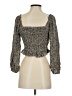 Japna Black Long Sleeve Blouse Size XXS (estimated) - photo 2