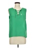 Violet & Claire 100% Polyester Green Sleeveless Blouse Size M - photo 1