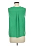 Violet & Claire 100% Polyester Green Sleeveless Blouse Size M - photo 2