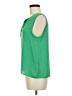 Violet & Claire 100% Polyester Green Sleeveless Blouse Size M - photo 5