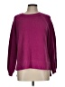 Time and Tru Solid Purple Pullover Sweater Size L - photo 1