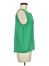 Violet & Claire 100% Polyester Green Sleeveless Blouse Size M - photo 4