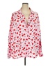 ASOS 100% Modal Graphic Pink Long Sleeve Blouse Size 26 - photo 1