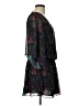Alice + Olivia Paisley Black Cocktail Dress Size L (estimated) - photo 4