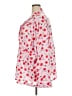 ASOS 100% Modal Graphic Pink Long Sleeve Blouse Size 26 - photo 5