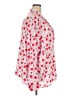 ASOS 100% Modal Graphic Pink Long Sleeve Blouse Size 26 - photo 4