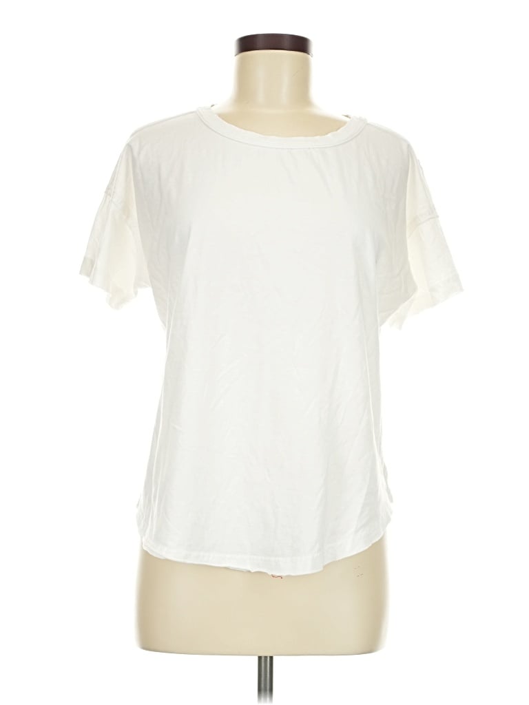 Pre-owned Joa Short Sleeve T-shirt In Ivory