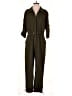 Assorted Brands Solid Green Jumpsuit Size M - photo 1