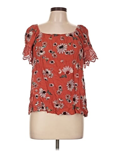 Maurices Short Sleeve Blouse (view 1)