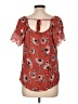 Maurices 100% Rayon Orange Short Sleeve Blouse Size L - photo 2