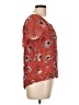 Maurices 100% Rayon Orange Short Sleeve Blouse Size L - photo 4