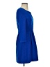 French Connection Solid Blue Casual Dress Size 4 - photo 4