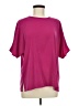 Tilley 100% Polyester Burgundy Short Sleeve Blouse Size M - photo 1