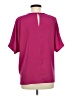 Tilley 100% Polyester Burgundy Short Sleeve Blouse Size M - photo 2