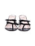 Loeffler Randall 100% Leather Silver Sandals Size 7 - photo 2