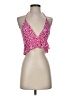 Shein 100% Polyester Pink Sleeveless Blouse Size 4 - photo 1