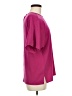 Tilley 100% Polyester Burgundy Short Sleeve Blouse Size M - photo 4