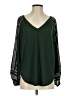 ACOA collection Green Long Sleeve Blouse Size XS - photo 1