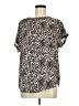 Buffalo by David Bitton 100% Polyester Animal Print Black Short Sleeve Blouse Size M - photo 1