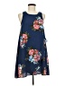Teeze Me 100% Polyester Floral Blue Casual Dress Size M - photo 1