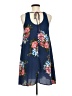 Teeze Me 100% Polyester Floral Blue Casual Dress Size M - photo 2