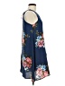 Teeze Me 100% Polyester Floral Blue Casual Dress Size M - photo 4