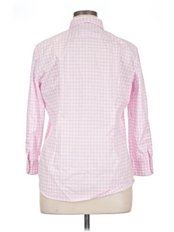 Chaps 3/4 Sleeve Button-Down Shirt (view 2)