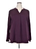 Timeson 100% Polyester Burgundy Long Sleeve Blouse Size XXL - photo 1