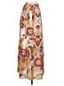 BCBGMAXAZRIA 100% Polyester Paisley Orange Tan Casual Skirt Size XXS - photo 2