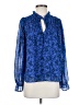 Vero Moda 100% Polyester Blue Long Sleeve Blouse Size S - photo 1