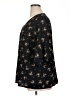 Chris & Carol Black 3/4 Sleeve Blouse Size 1X - photo 5