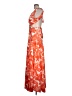 MING WANG 100% Polyester Tropical Orange Casual Dress Size L - photo 5