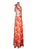 MING WANG 100% Polyester Tropical Orange Casual Dress Size L - photo 4