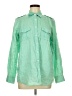 Lands' End Green Long Sleeve Button-Down Shirt Size 6 - photo 1