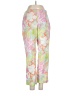 Sigrid Olsen Print Pink Casual Pants Size 4 - photo 1
