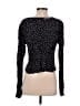 Free People 100% Viscose Polka Dots Black Long Sleeve Top Size S - photo 2