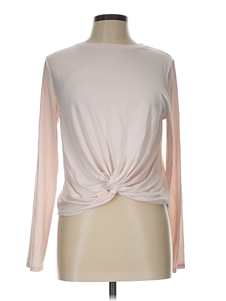 Pre-owned Joylab Long Sleeve T-shirt In Ivory
