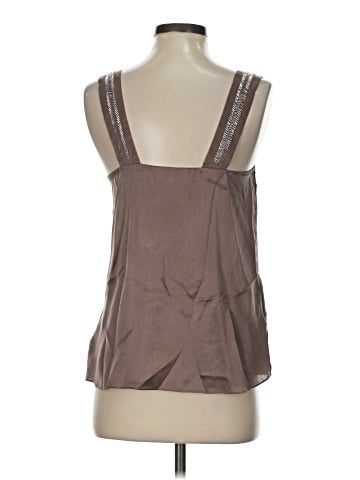 Banana Republic Monogram Sleeveless Silk Top (view 2)