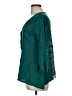 Knitted & Knotted 100% Polyester Teal 3/4 Sleeve Blouse Size M - photo 5