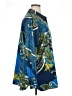 Susan Graver Paisley Blue Long Sleeve Blouse Size XL - photo 4