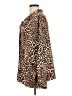 Hyfve Animal Print Brown Long Sleeve Blouse Size L - photo 5