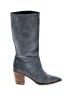 Sam Edelman 100% Leather Gray Boots Size 8 1/2 - photo 1
