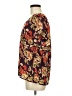 CAbi 100% Polyester Floral Brown Short Sleeve Blouse Size M - photo 5