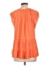 Current Air 100% Polyester Orange Sleeveless Blouse Size L - photo 2
